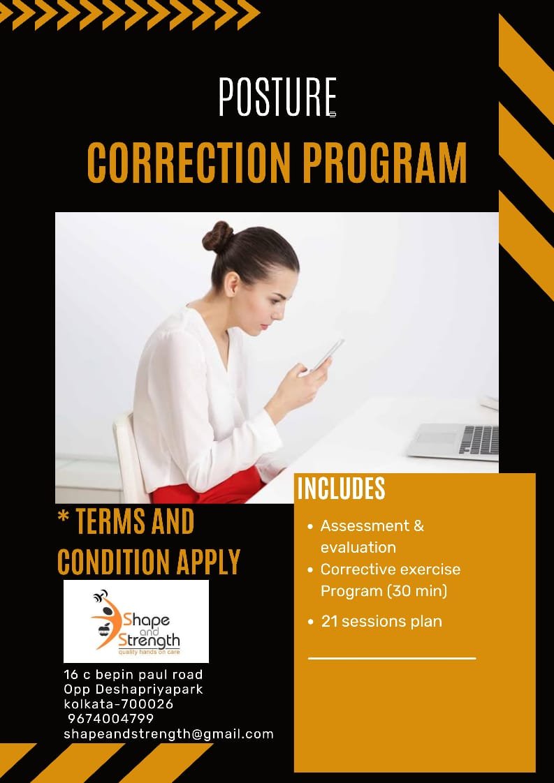 POSTURE CORRECTION program in kolkata