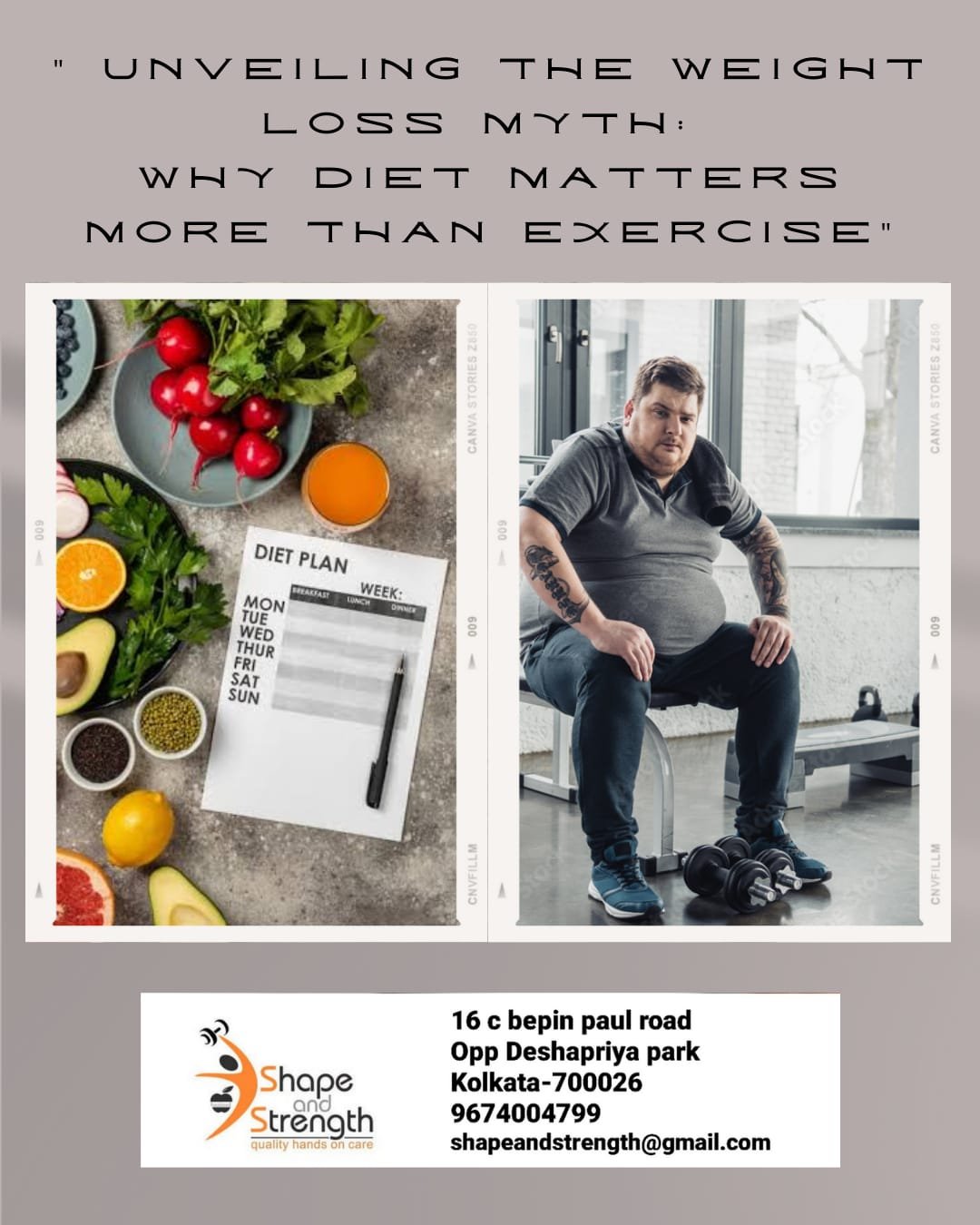 Weight Loss Myth Unveiled: Diet Matters More Than Exercise