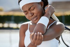 Common tennis injuries