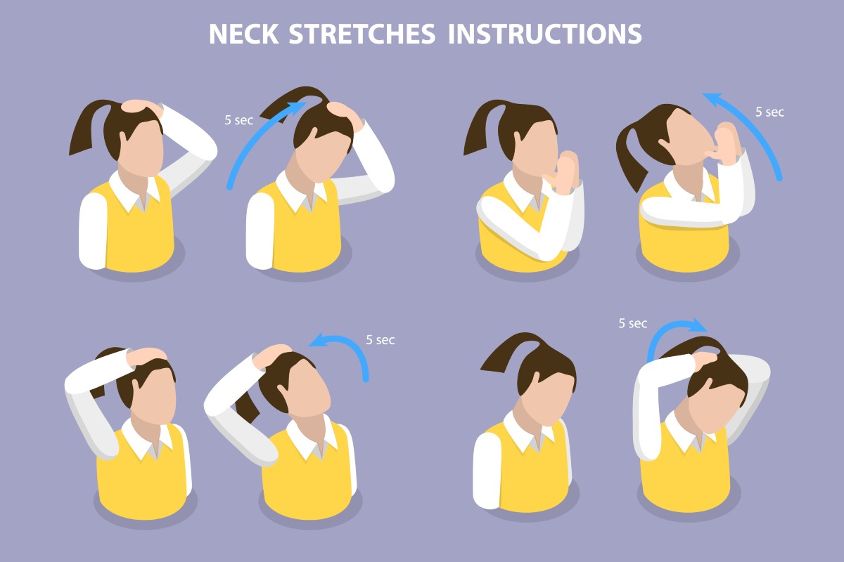 neck stretching instructions