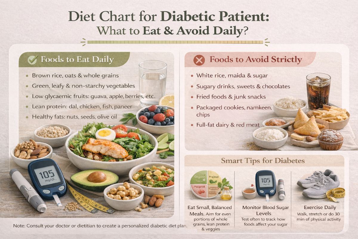 diet chart for diabetic patient