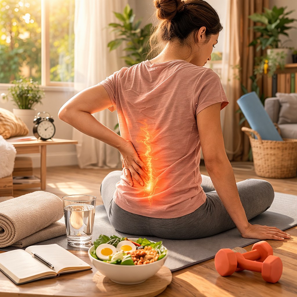 Back pain natural relief tips posture stretching Kolkata