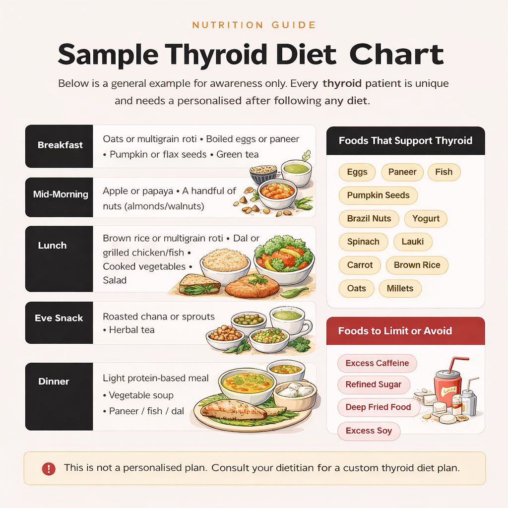 thyroid diet chart, woman thyroid diet chart, diet chart for thyroid patient