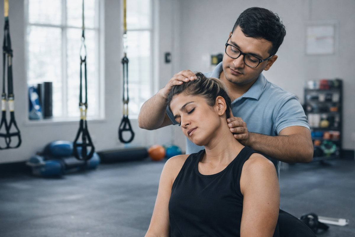 Cervical spondylosis causes posture desk work mobile Kolkata