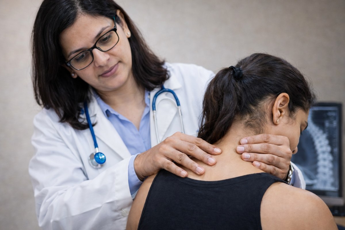 Cervical spondylosis doctor Kolkata physiotherapy clinic Shape and Strength