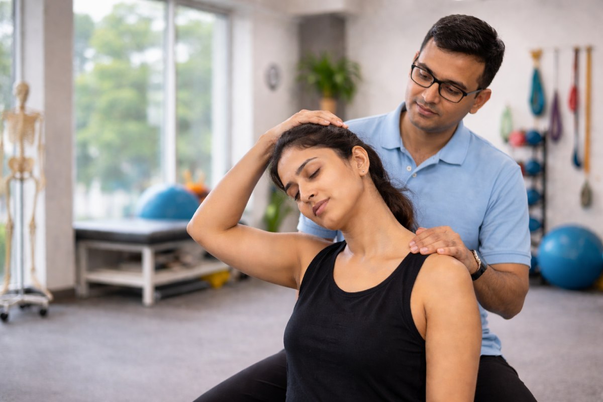 Physiotherapy treatment cervical spondylosis neck Kolkata