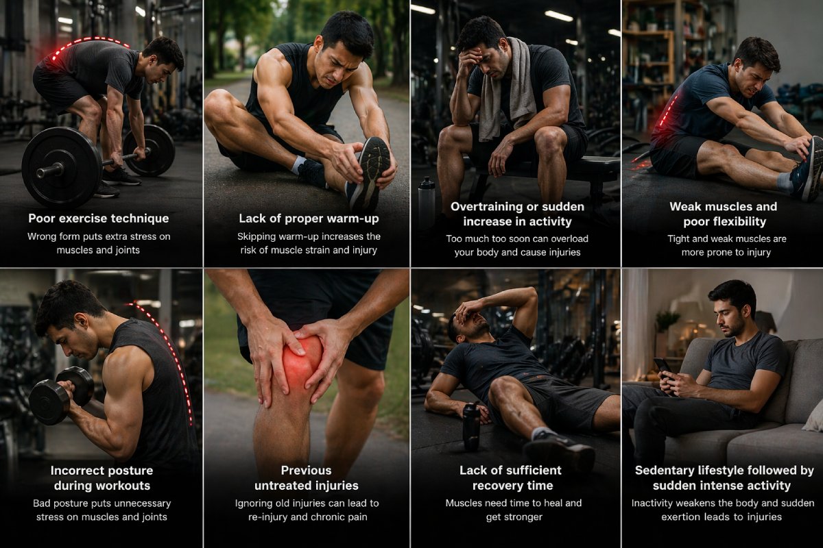 Sports injury causes poor technique overtraining physiotherapy Kolkata