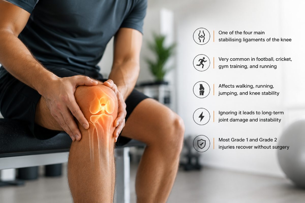 ACL knee ligament injury anatomy physiotherapy Kolkata