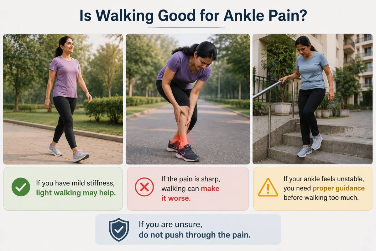 Is Walking Good for Ankle Pain
