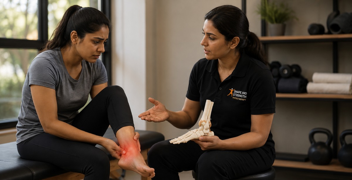 When to see physiotherapist ankle pain Kolkata Shape and Strength