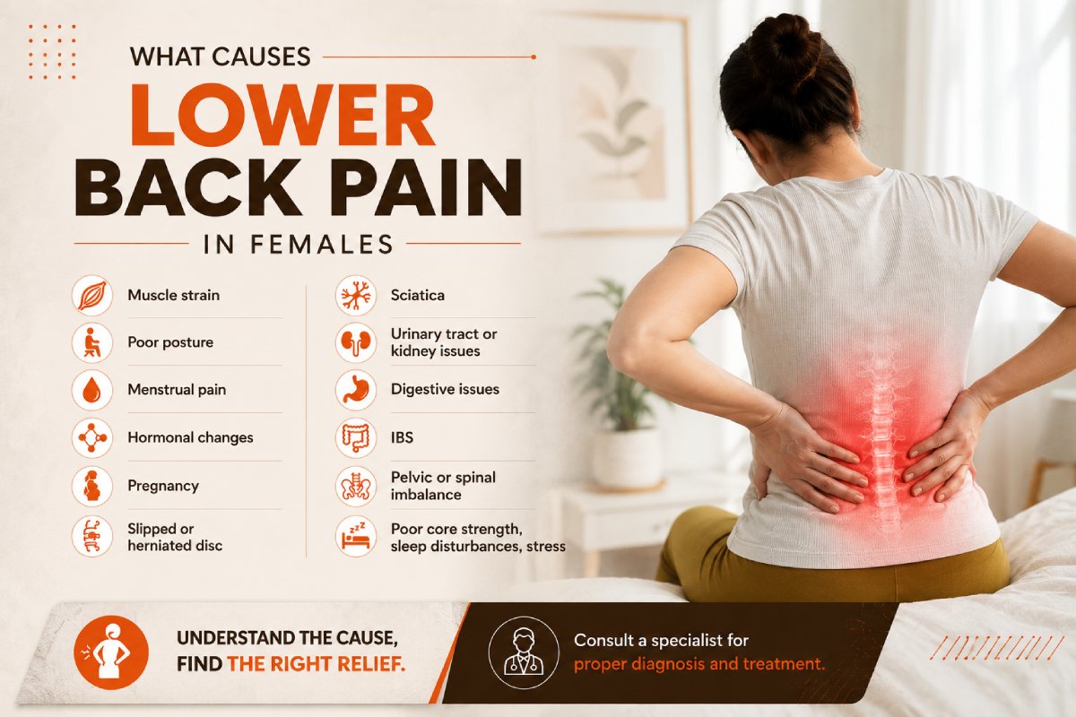 Reasons for Lower Back Pain in Females